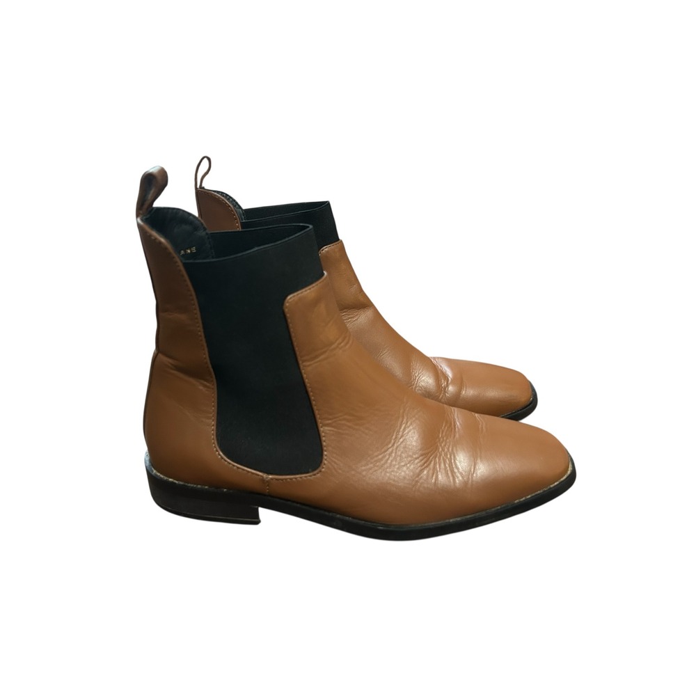 Everlane Brown and Black Ankle Boots